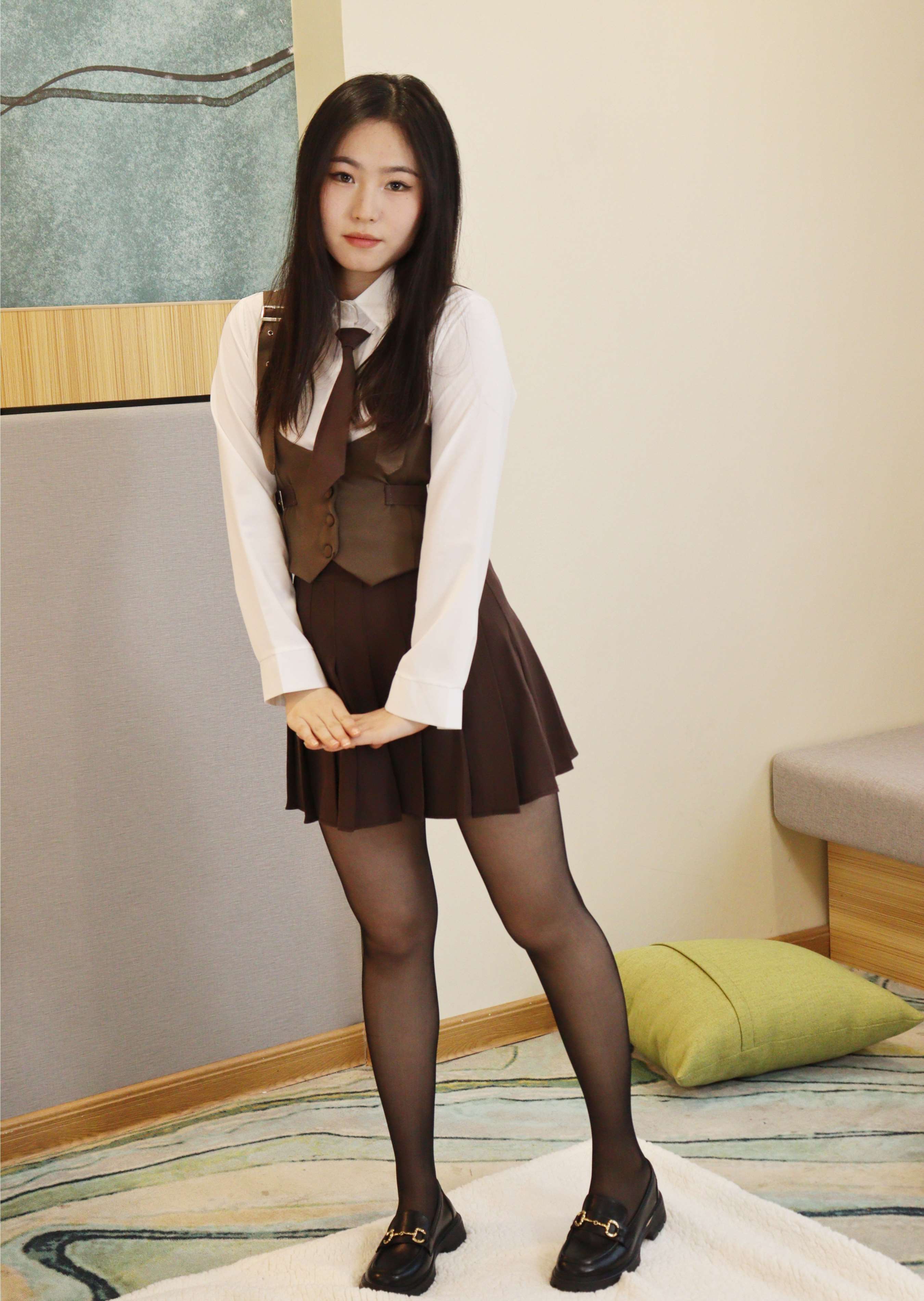 《水吉~咖啡JKの黑丝脚丫》作品图