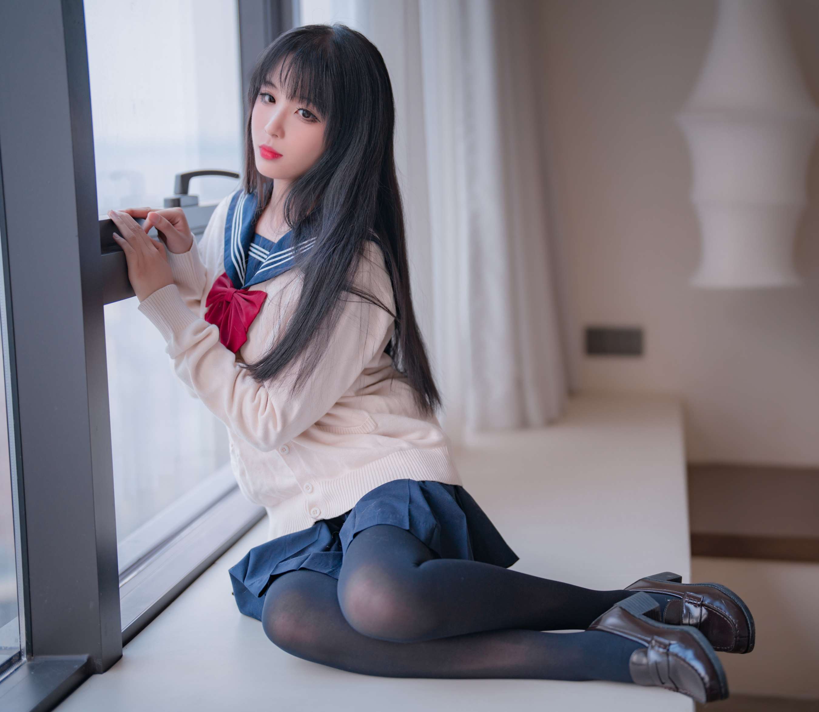 《少女黑丝JK》作品图