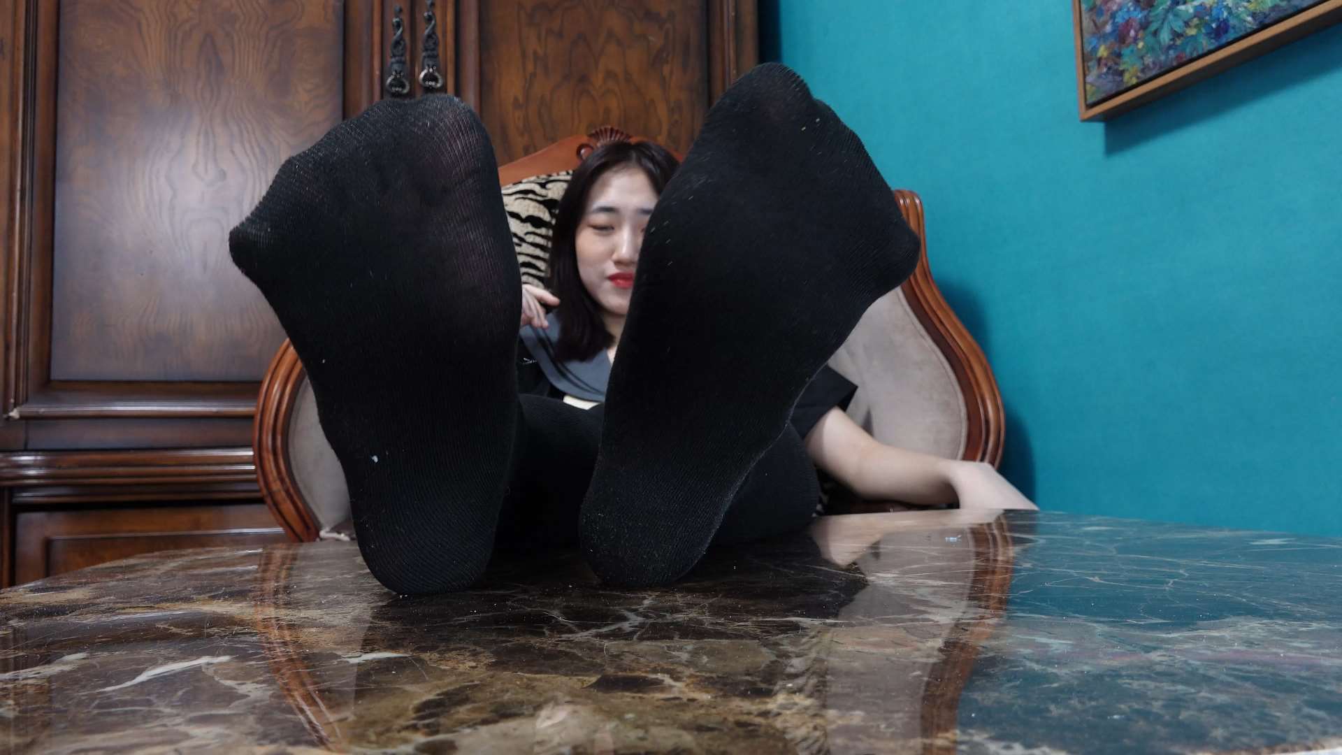 《[寄卖视频] A&F YUEYUE-的灵活性感的裸足脚丫》作品图