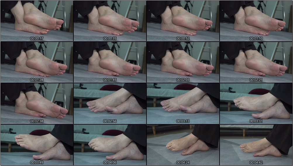 《[视频]可爱小美女燕玲展示36码原味小脚[5V/2.19GB]》作品图