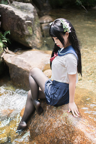 白烨-湿身JK