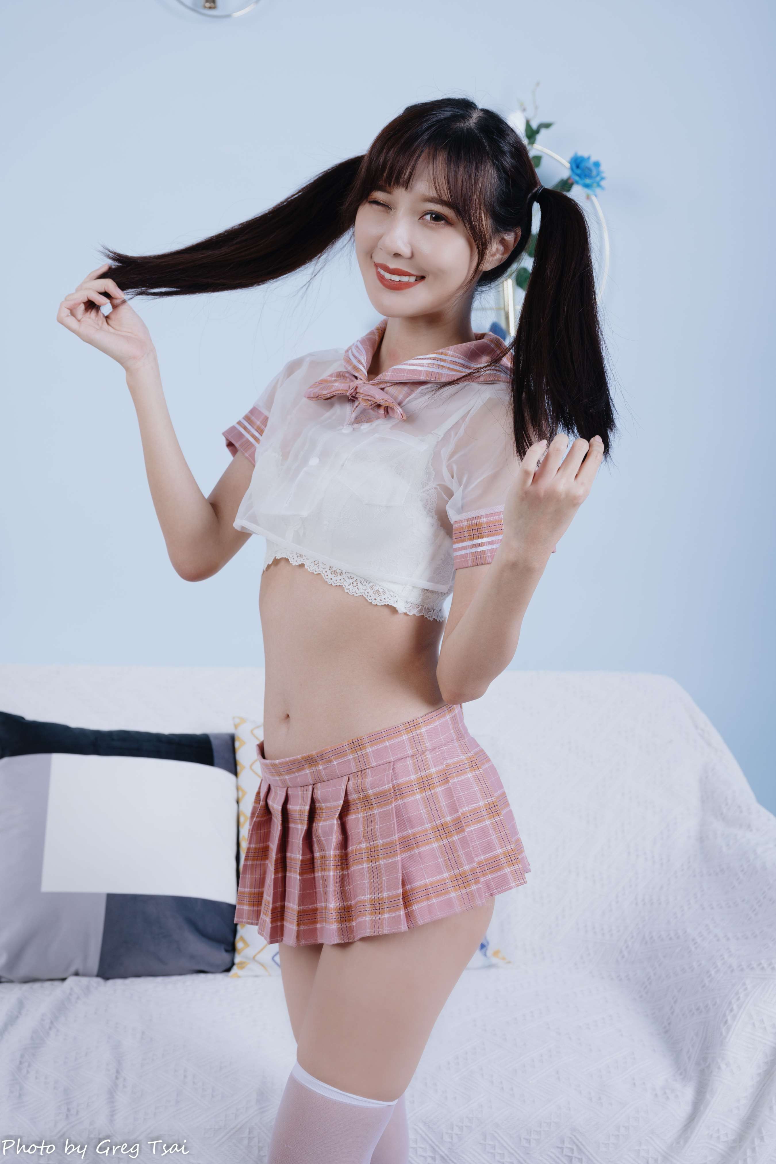 《郁晴 - 学生服》作品图