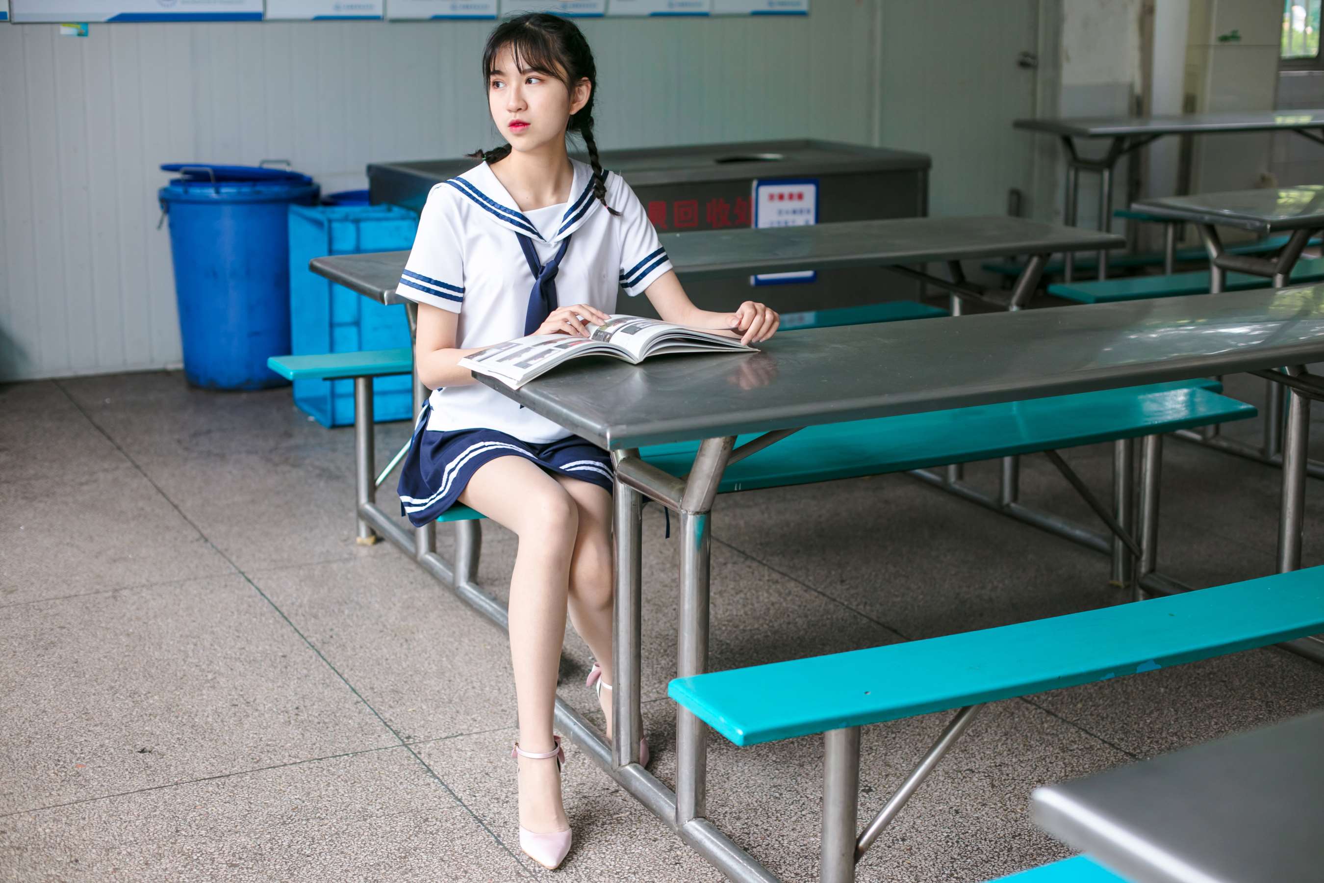 《小橙子-占座啦》作品图