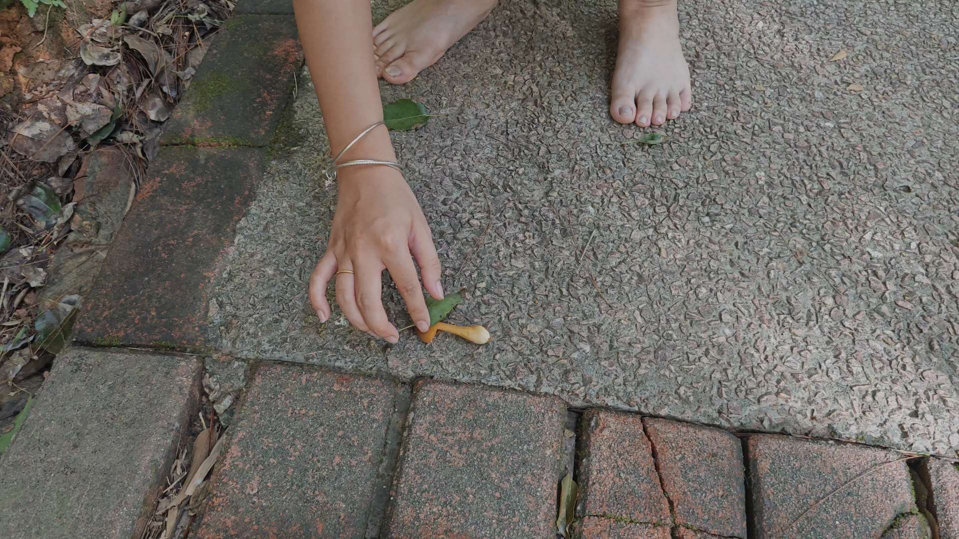 《[视频]-小芸与靖雯赤脚上山后展示脚底2》作品图