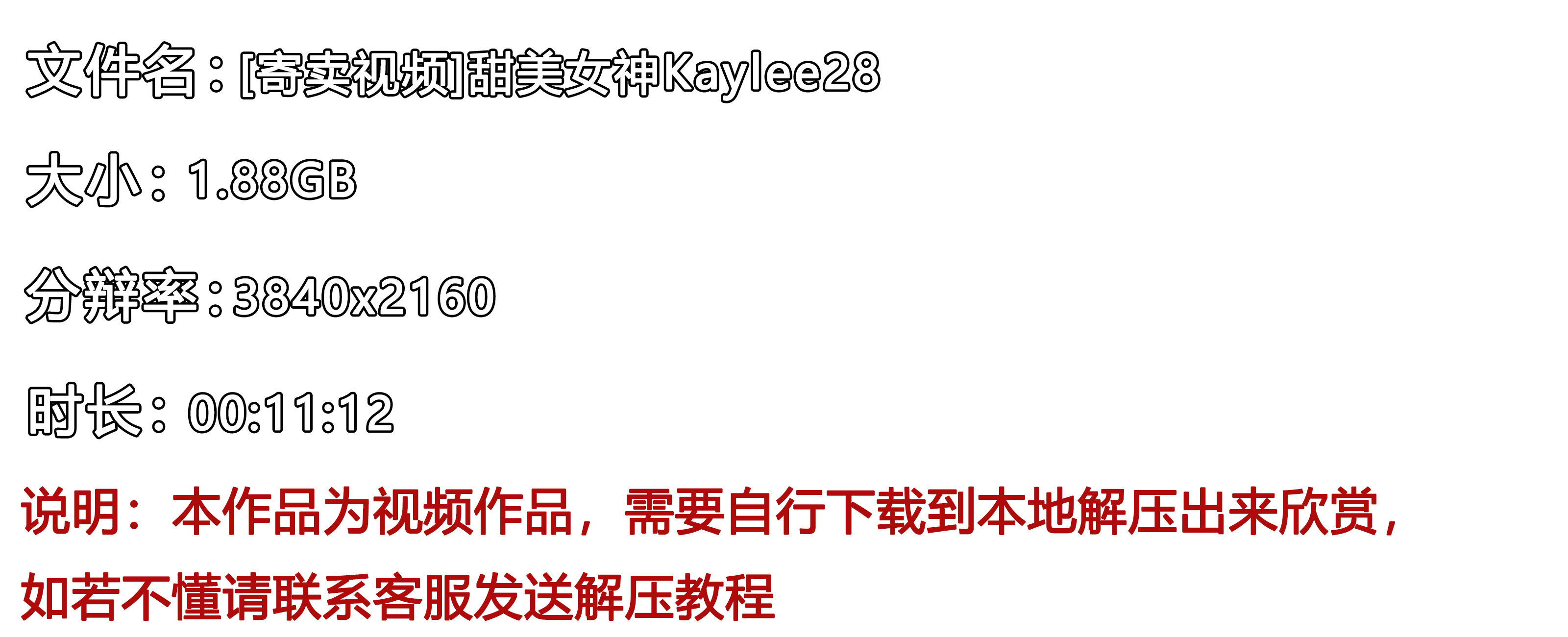 《[寄卖视频]甜美女神Kaylee28》作品图