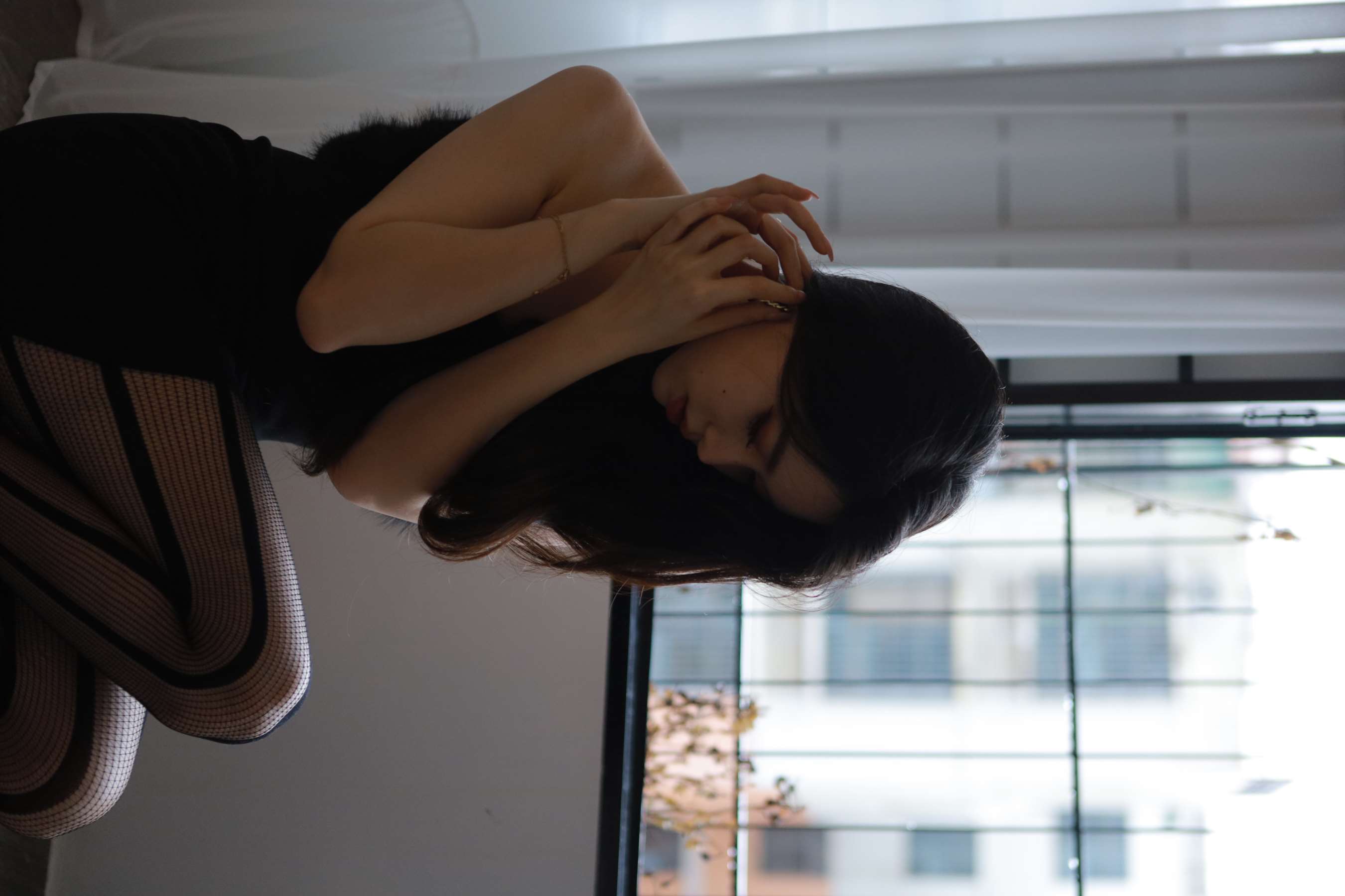 《Sia 虾线黑丝》作品图