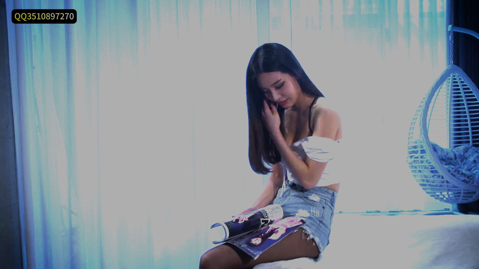 《[视频]黑丝俏佳人-雪糕》作品图