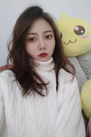 约白袜裸足毛衣女神