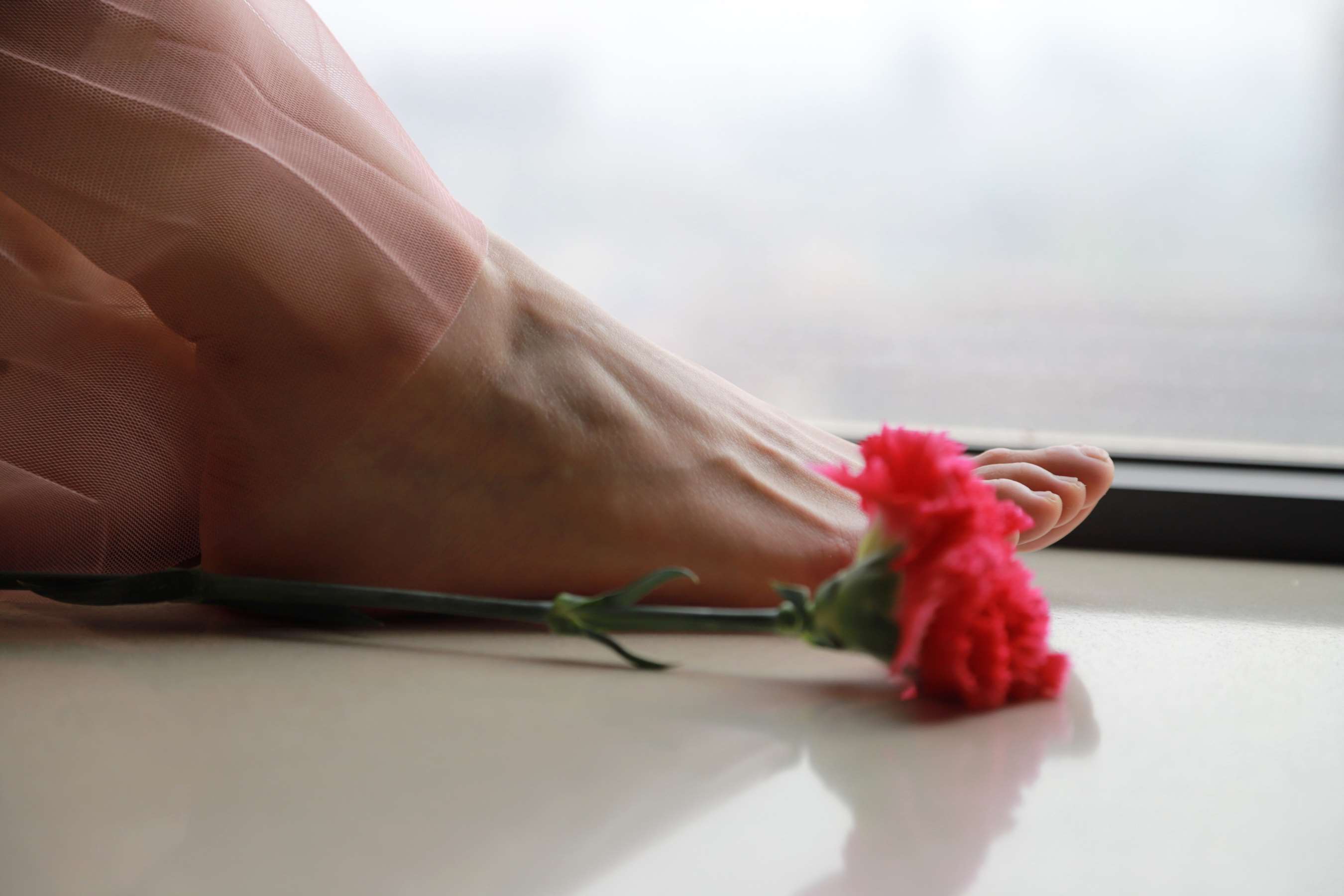 《纤瘦修长美脚的典范非柯柯莫属》作品图