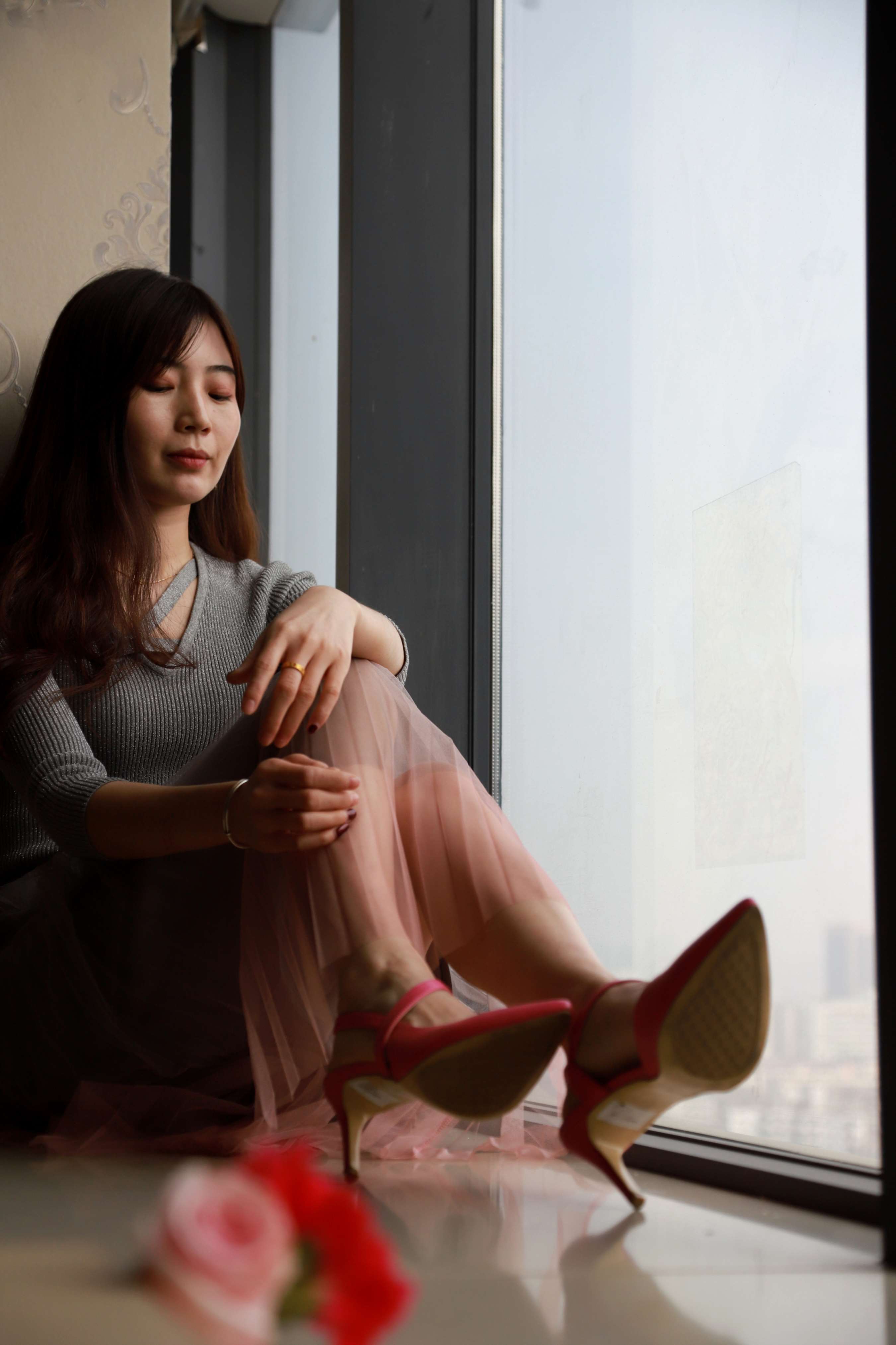 《纤瘦修长美脚的典范非柯柯莫属》作品图