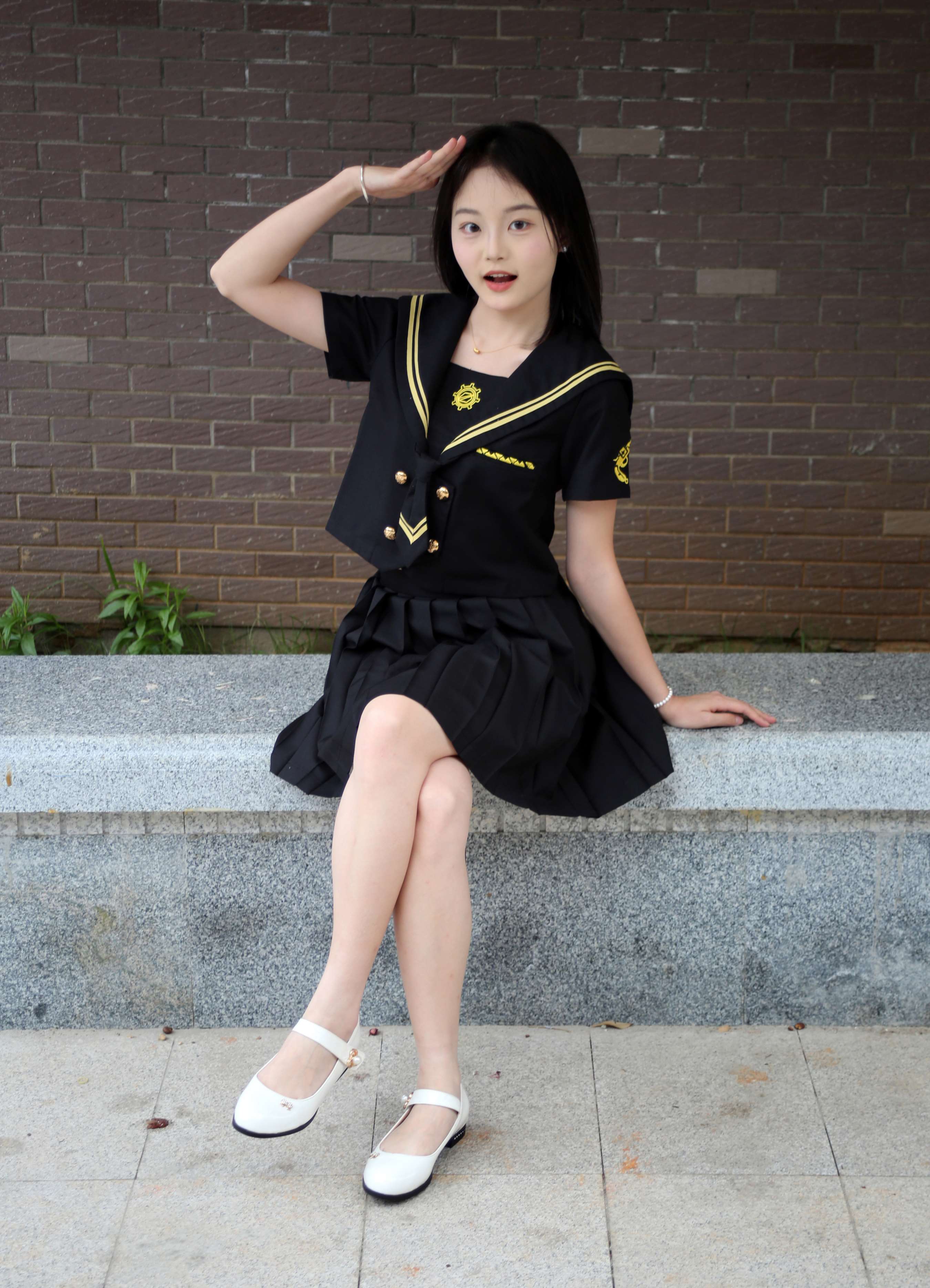 《双双 黑系水手服》作品图