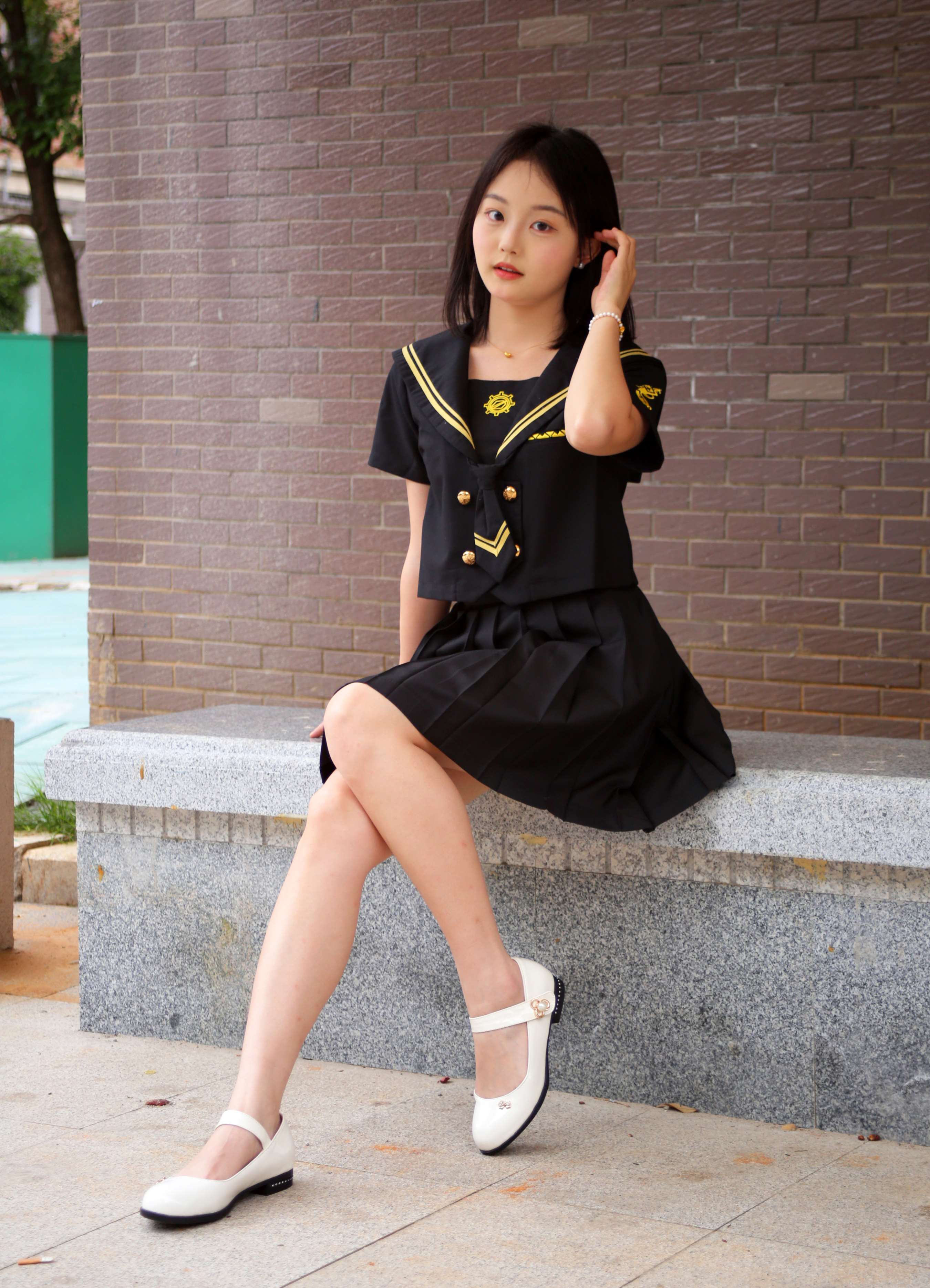 《双双 黑系水手服》作品图