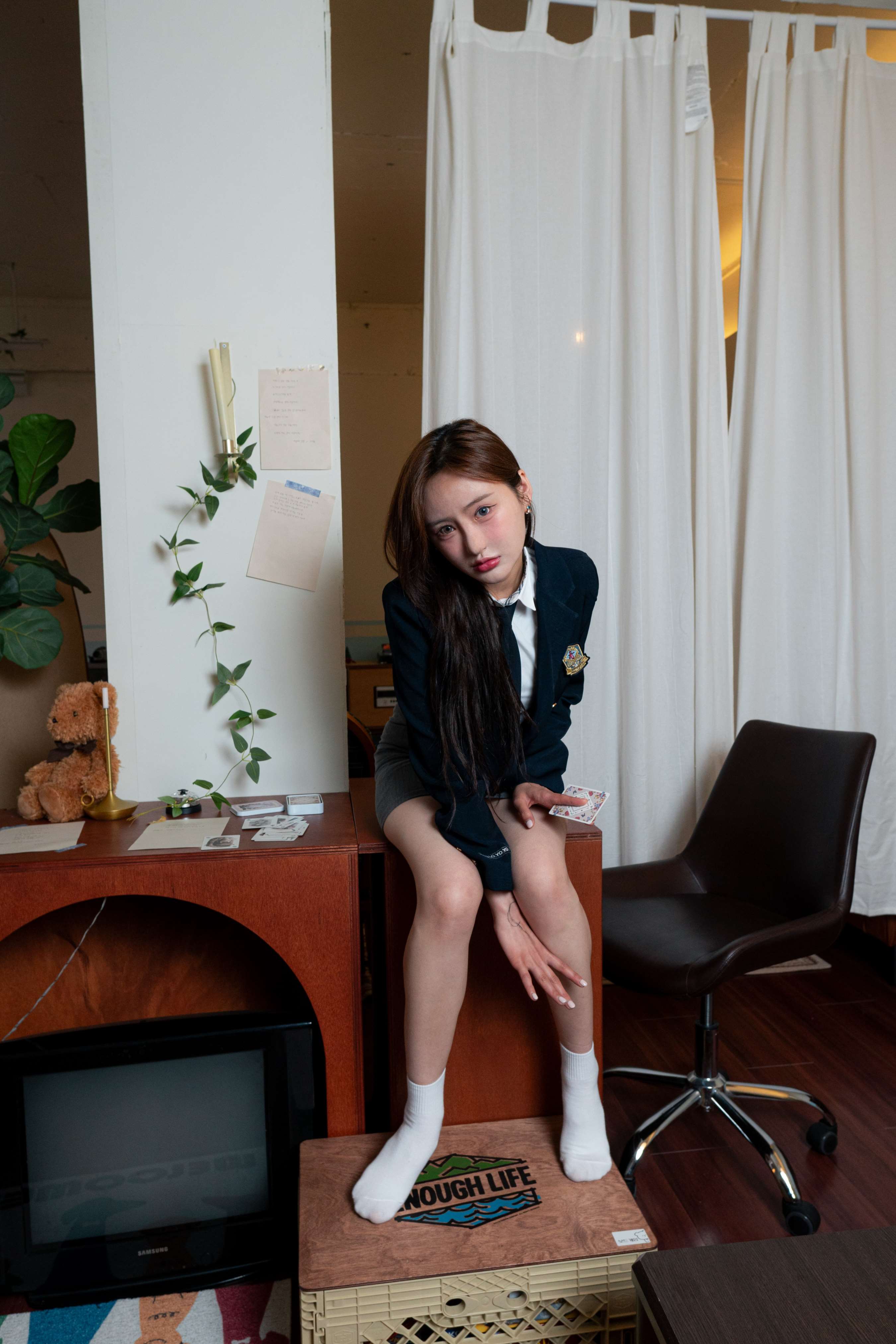 《少女职业装の白棉袜足》作品图