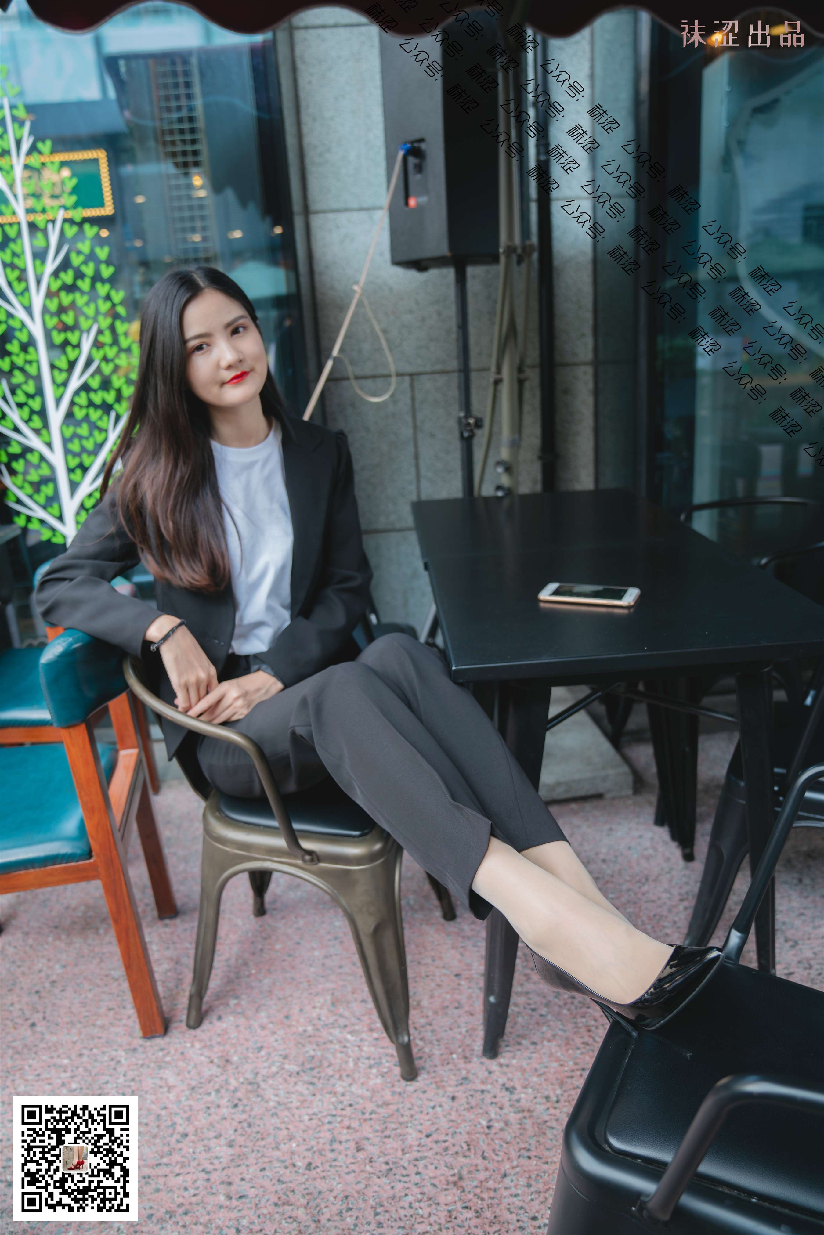 《[袜涩]13-安妮制服裤里丝（高清版）【40P/741M】》作品图