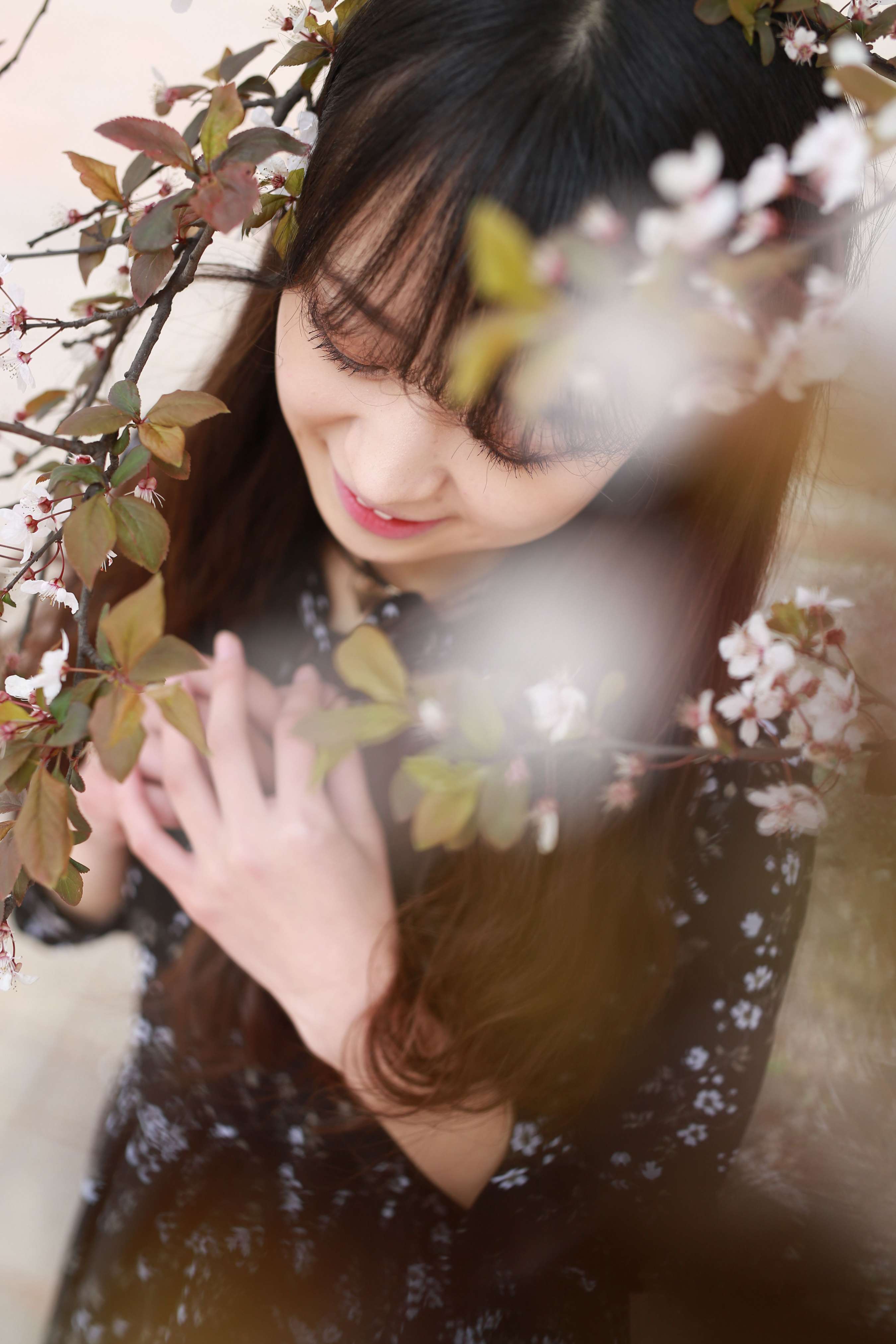 《蓝雪 碎花裙の嫩足》作品图