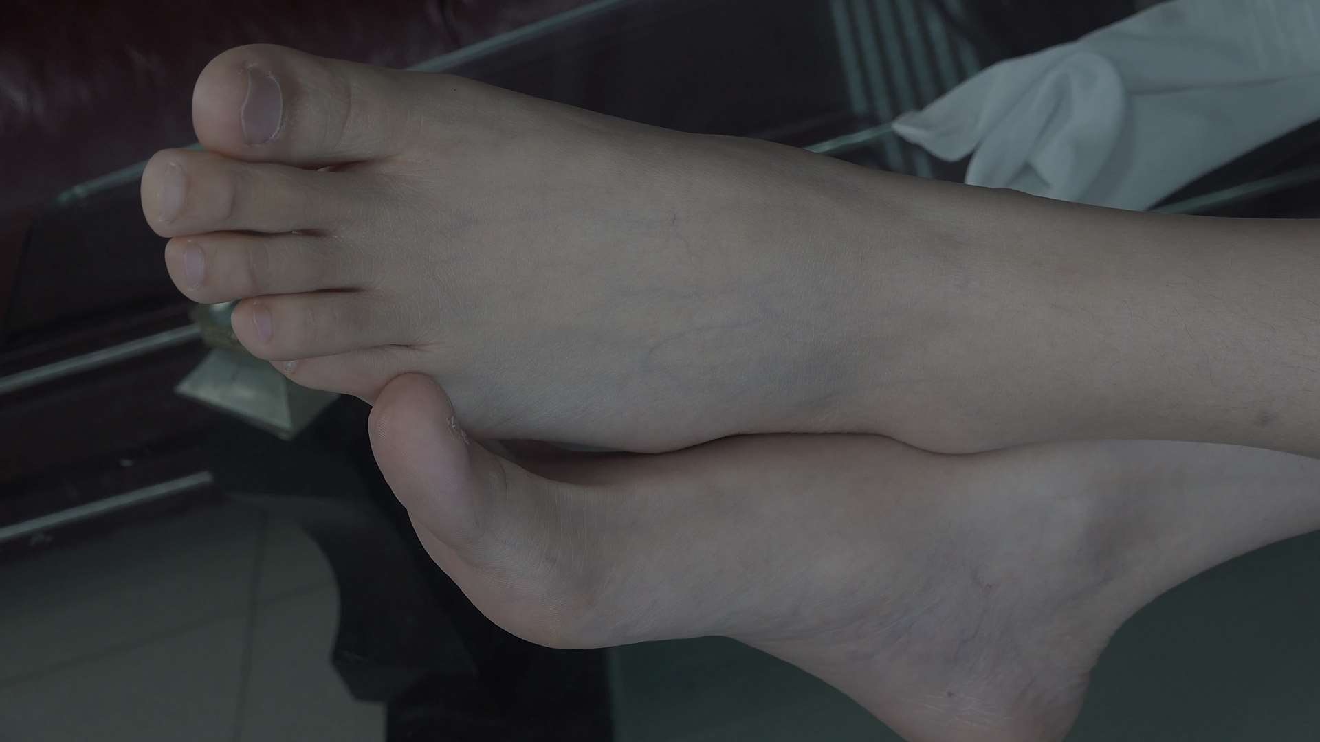 《[视频]美妮游戏语言秀原味棉袜美脚，不放过每一个细节》作品图