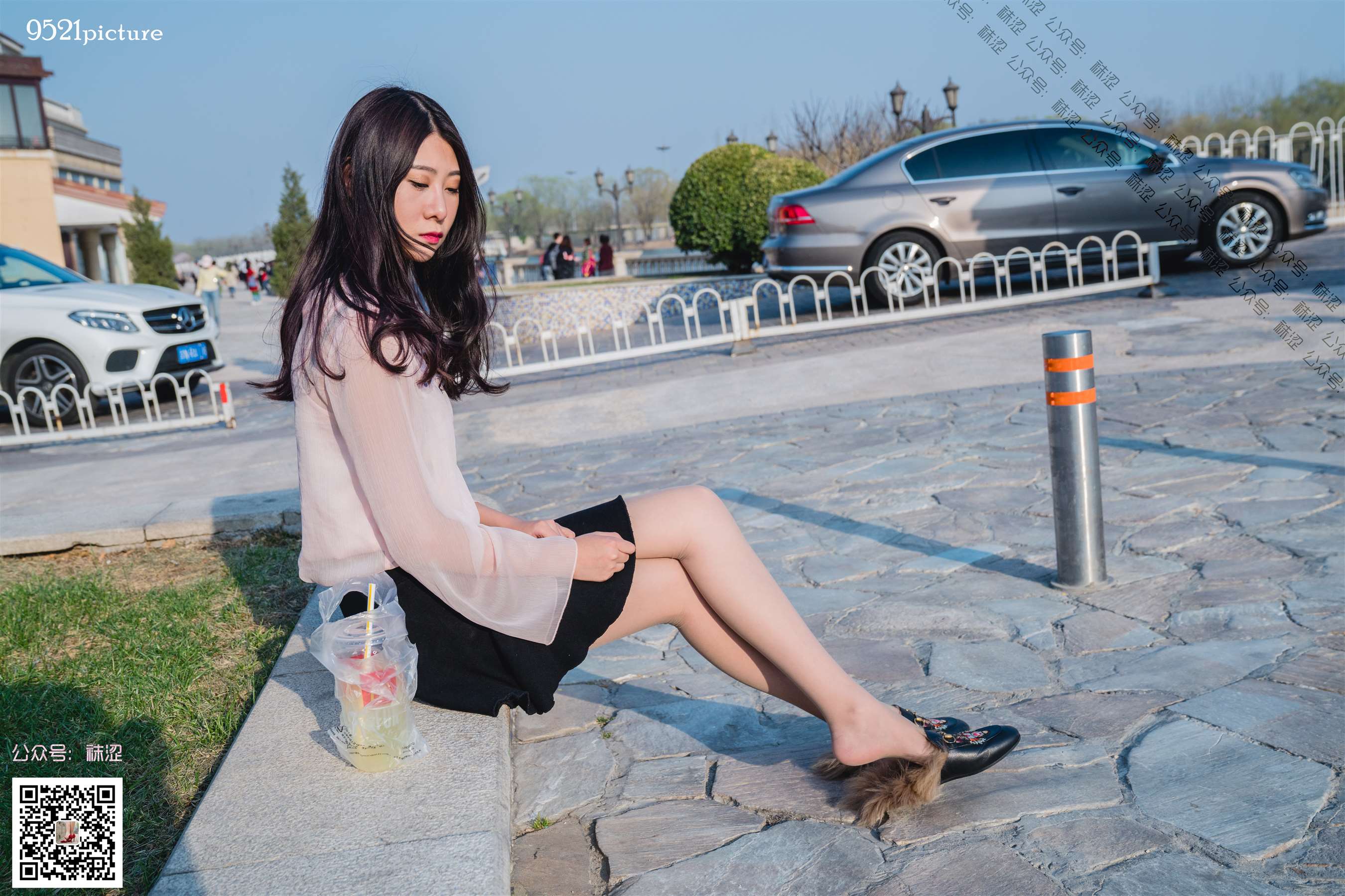 《[袜涩]17-伟伟黑色小短裙（高清版）【30P/615M】》作品图