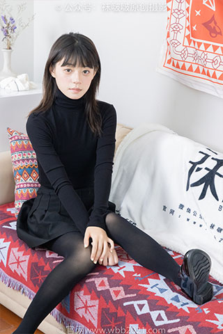 [袜啵啵] 466期 糯米-皮鞋、厚黑丝(带视频)【140P+1V/7.1G】