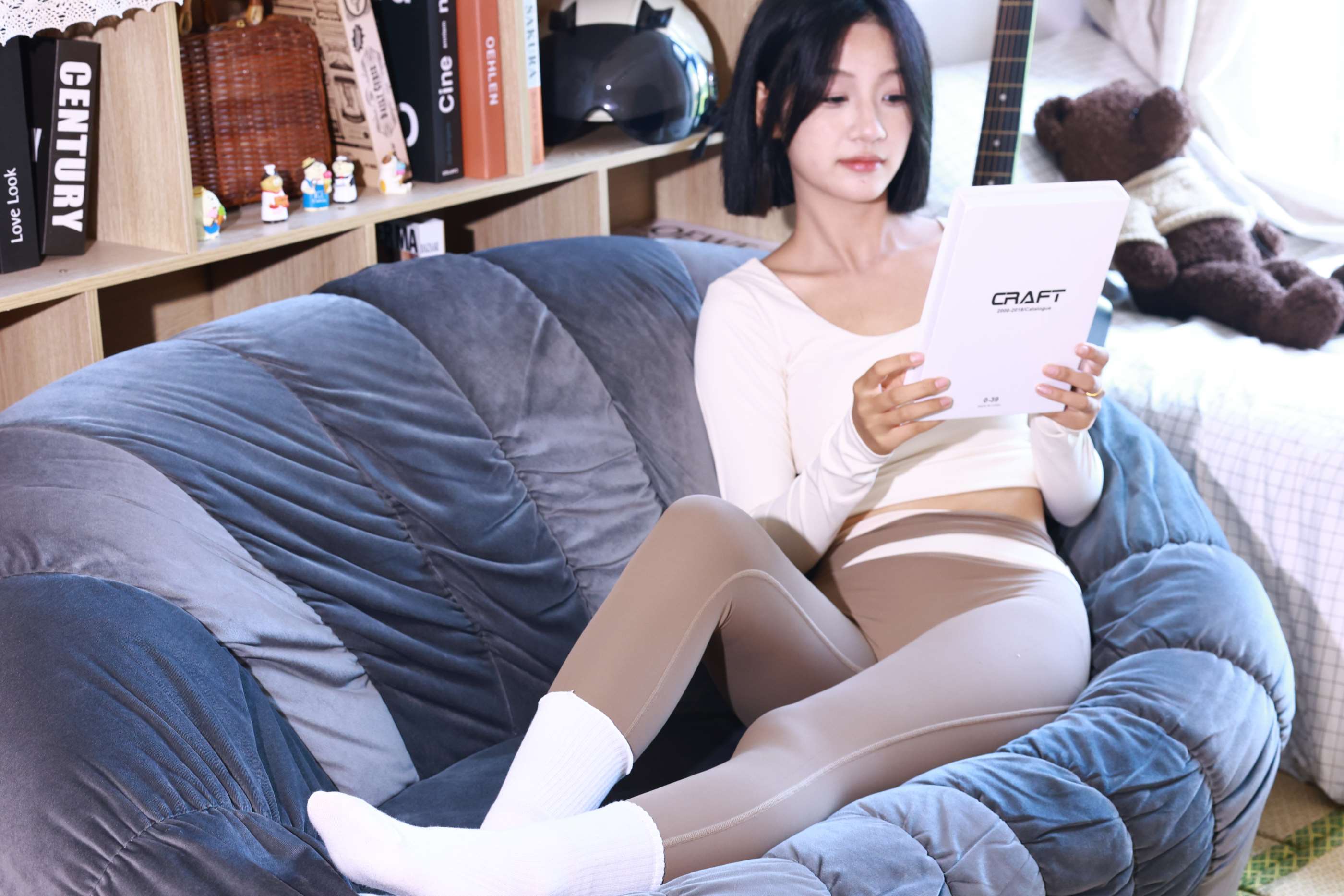 《Light 瑜伽裤の棉袜脚》作品图