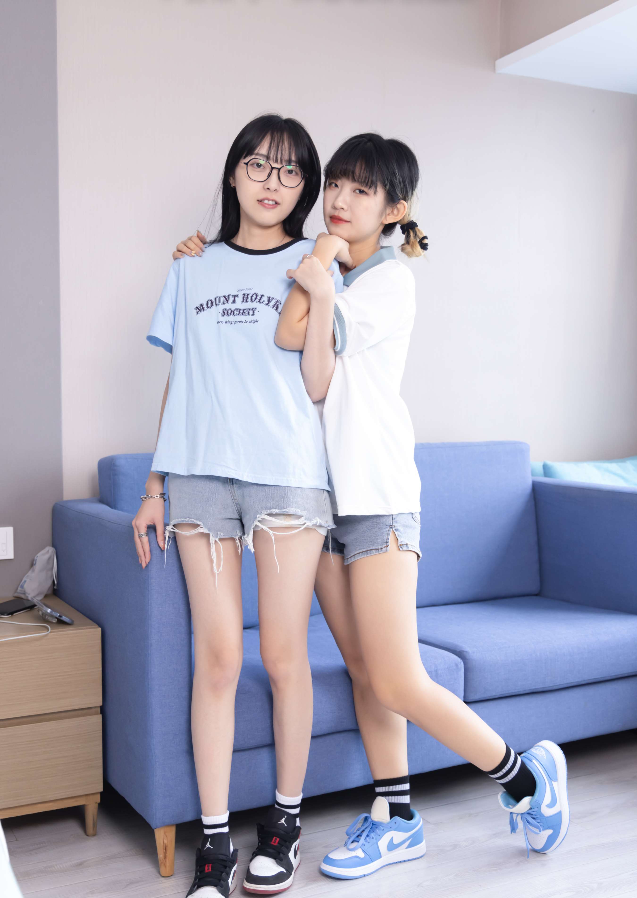 《稚予&砂糖-板鞋棉袜の嫩足》作品图