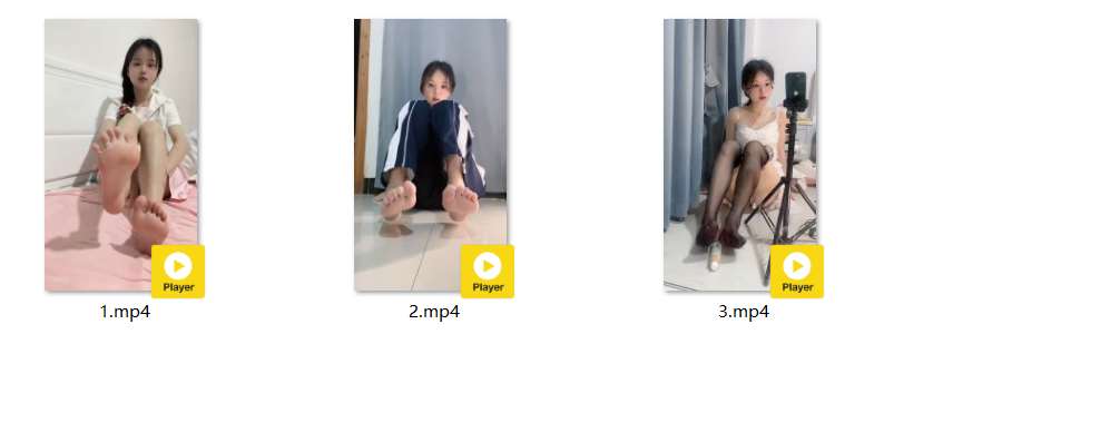 《[视频]可爱妹妹小赖 裸足 丝袜 秀足》作品图