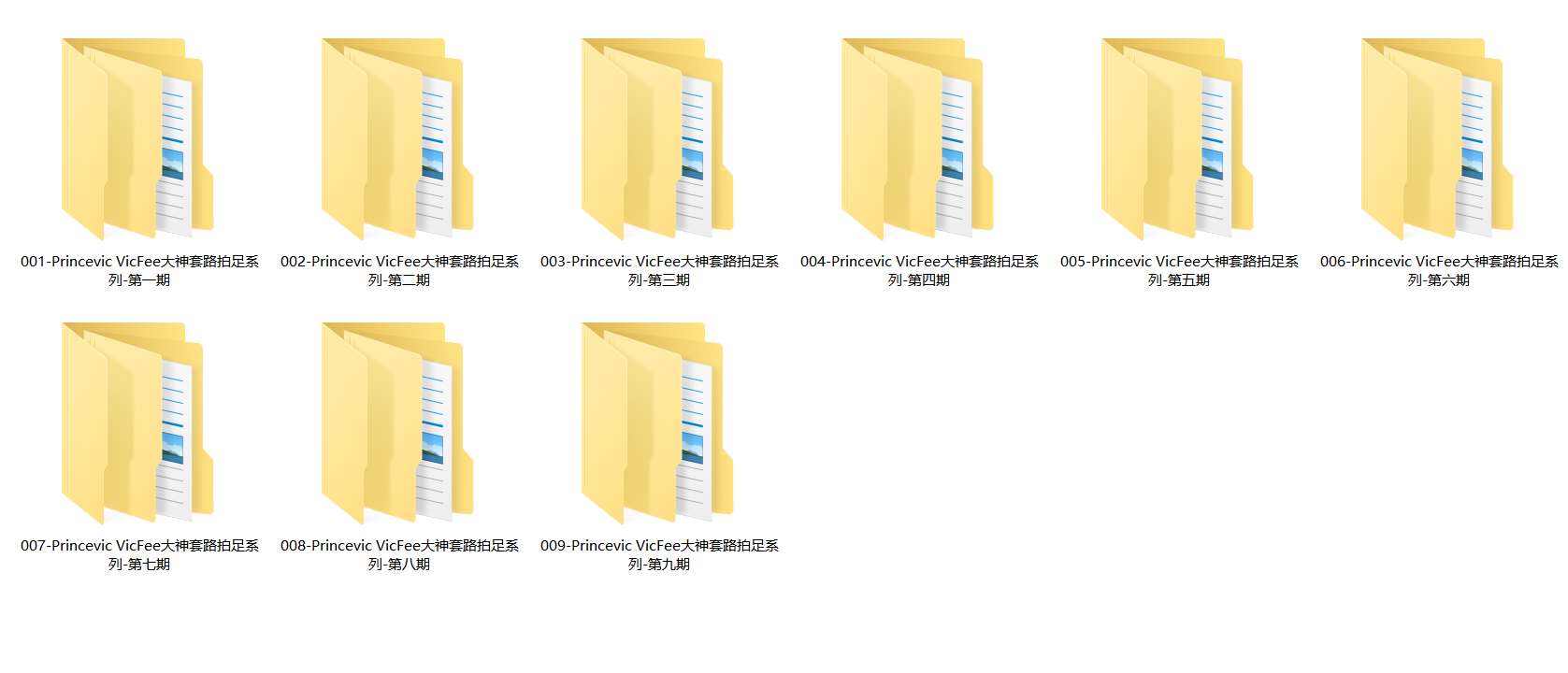 《[寄卖]大神套路拍足系列、Princevic VicFee，整理1-9期（342期）》作品图