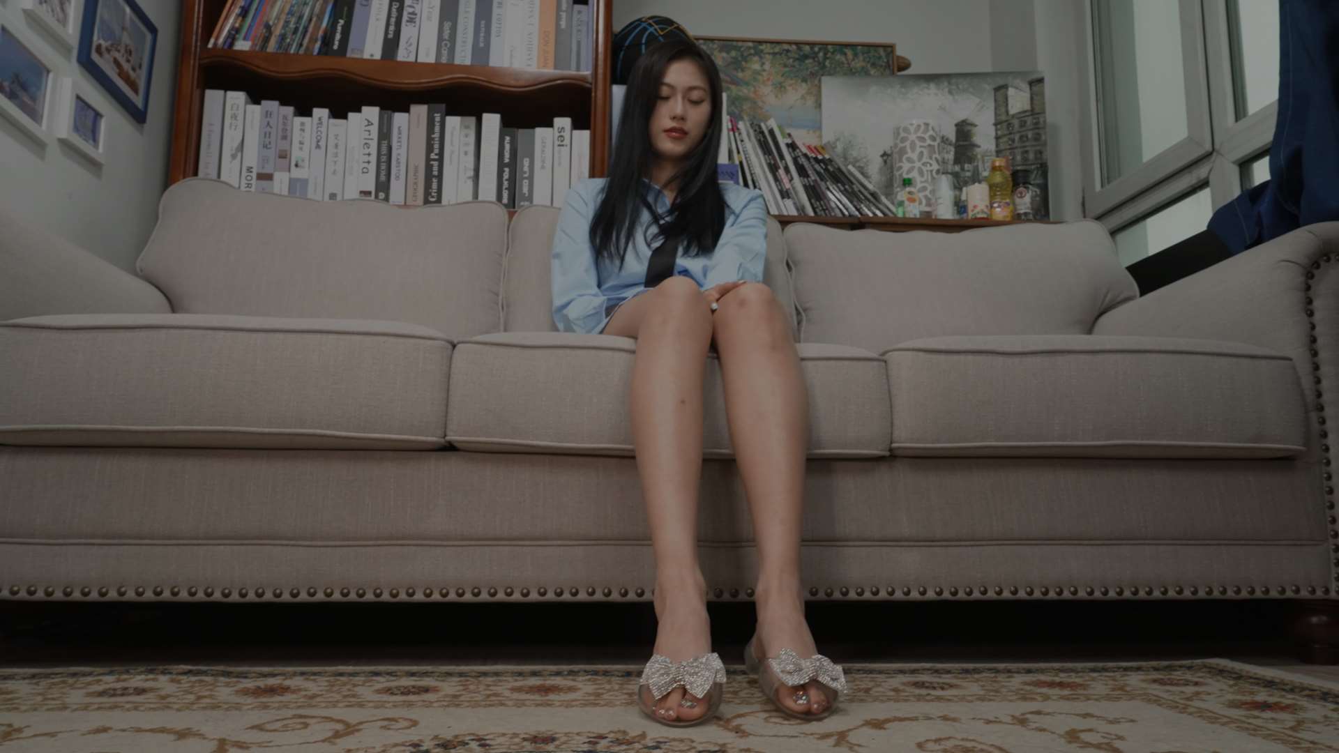 《[寄卖视频]AF&小笛展示性感的小36EU脚》作品图