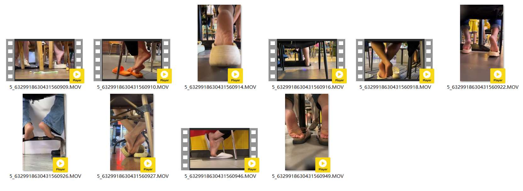 《[视频]真实户外各场景街拍少妇少女脚底-第二季》作品图