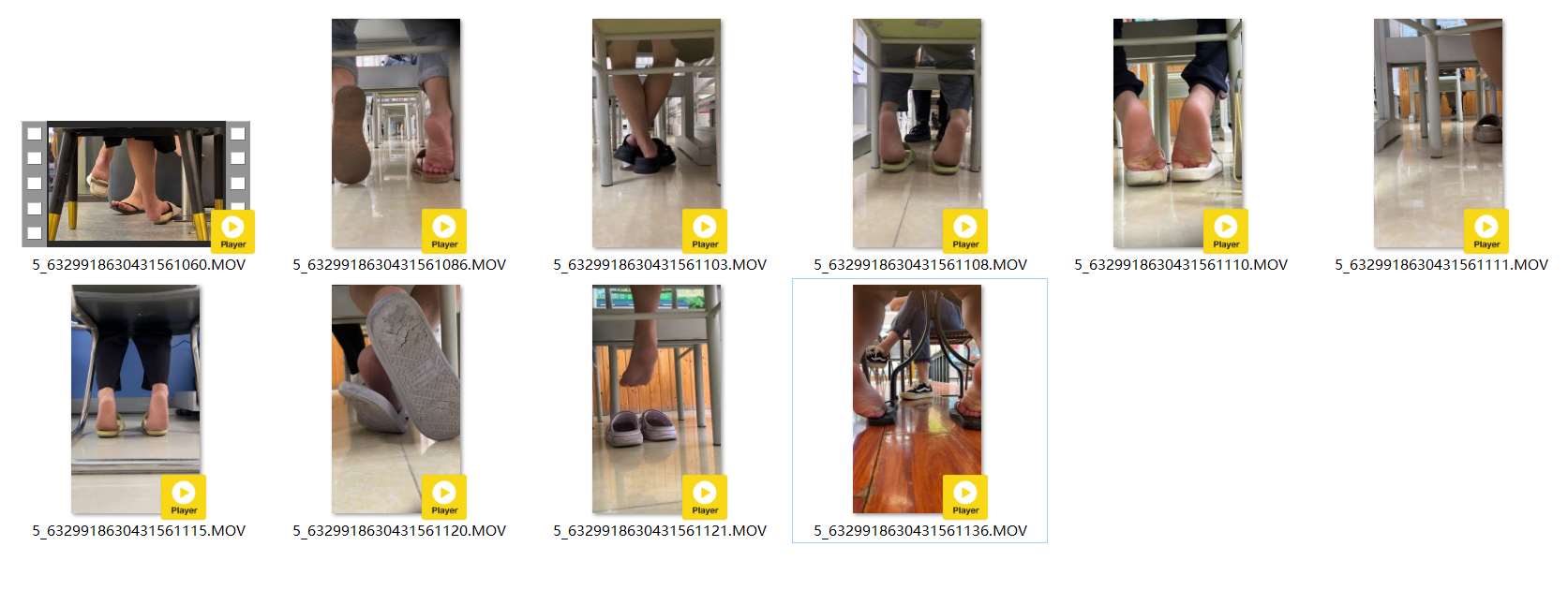 《[视频]真实户外各场景街拍少妇少女脚底 第五季》作品图