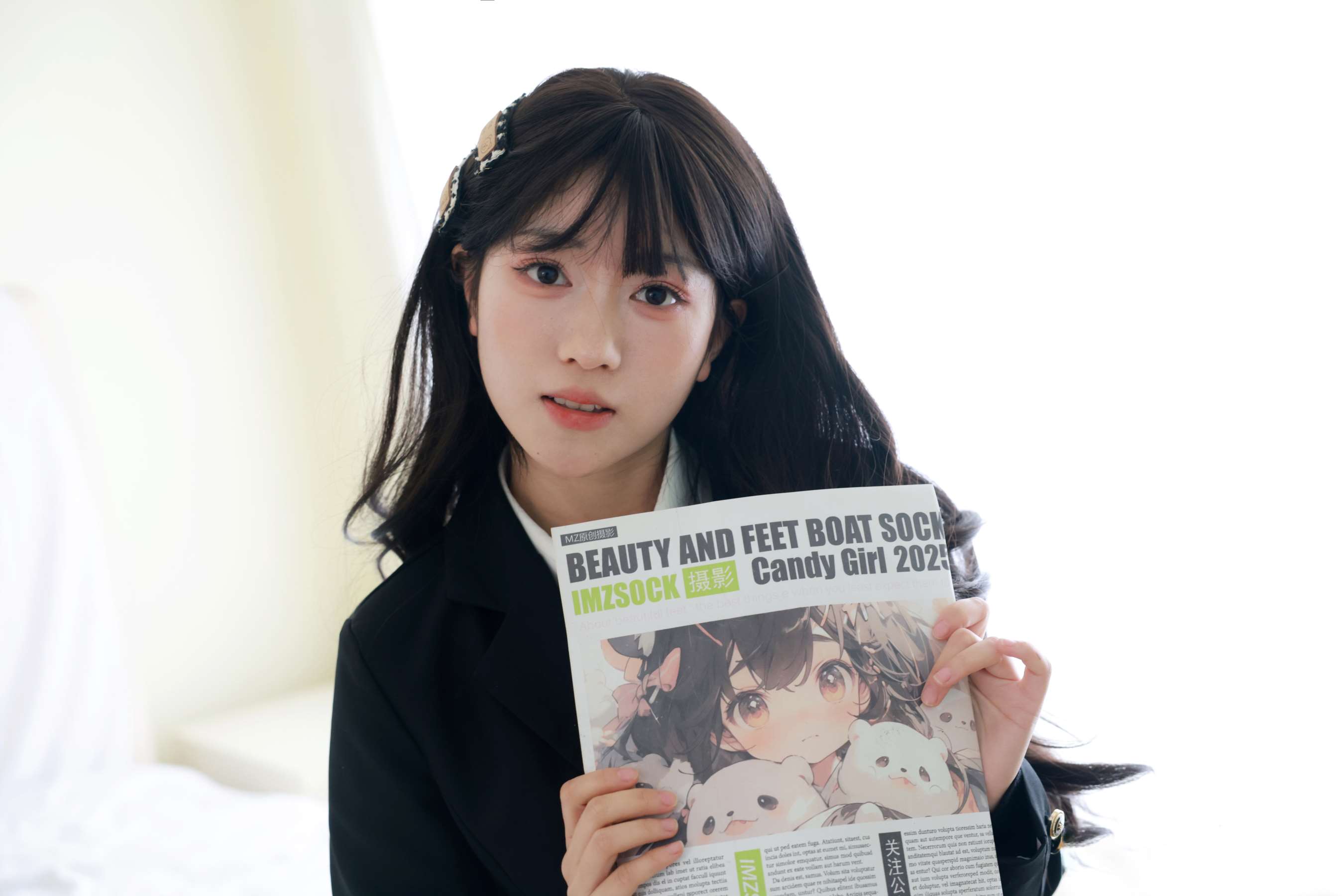 《可心 脱棉袜展嫩足》作品图