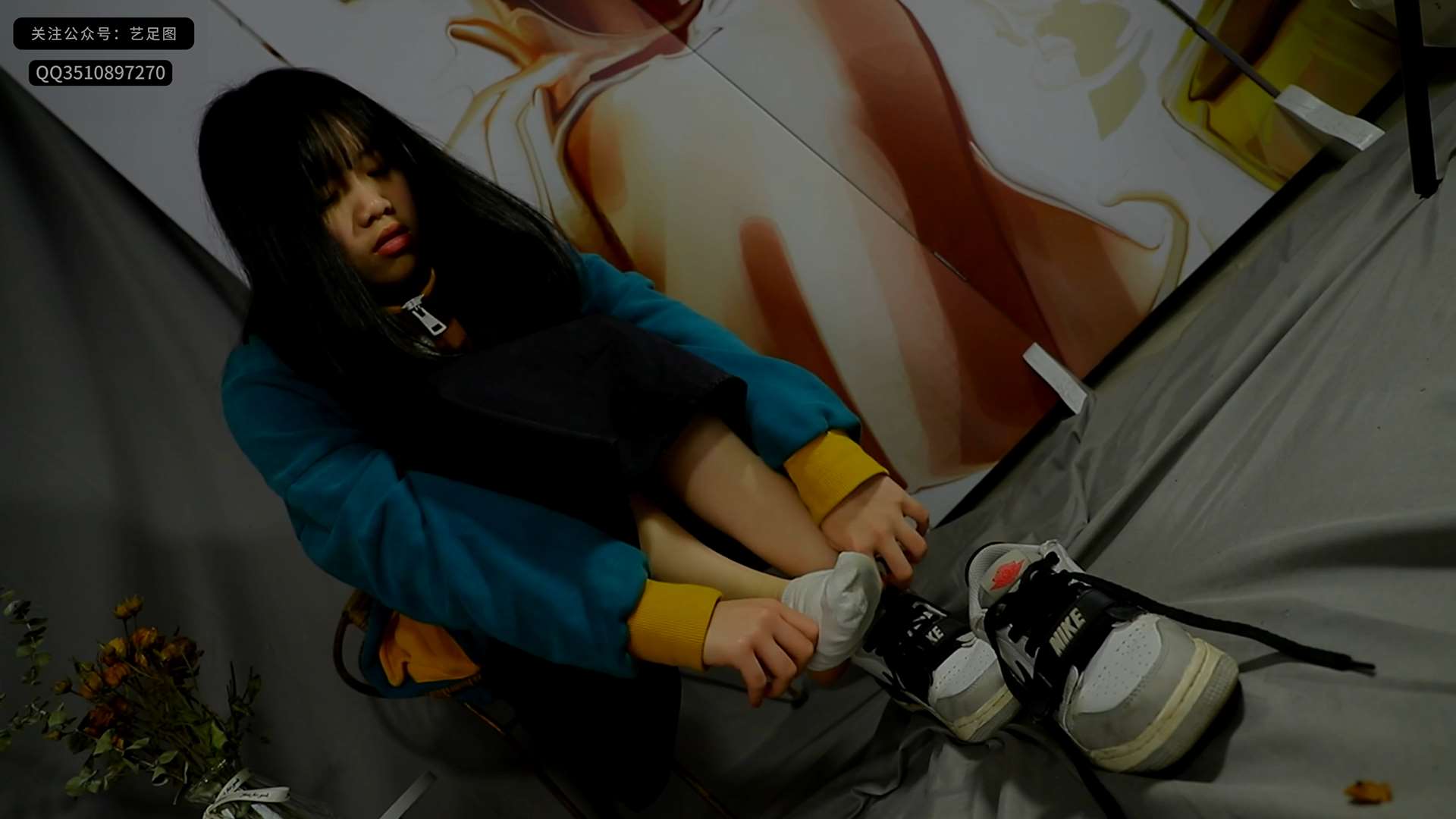 《[视频]穿AJ的美女宝儿换高跟秀美脚挑鞋》作品图