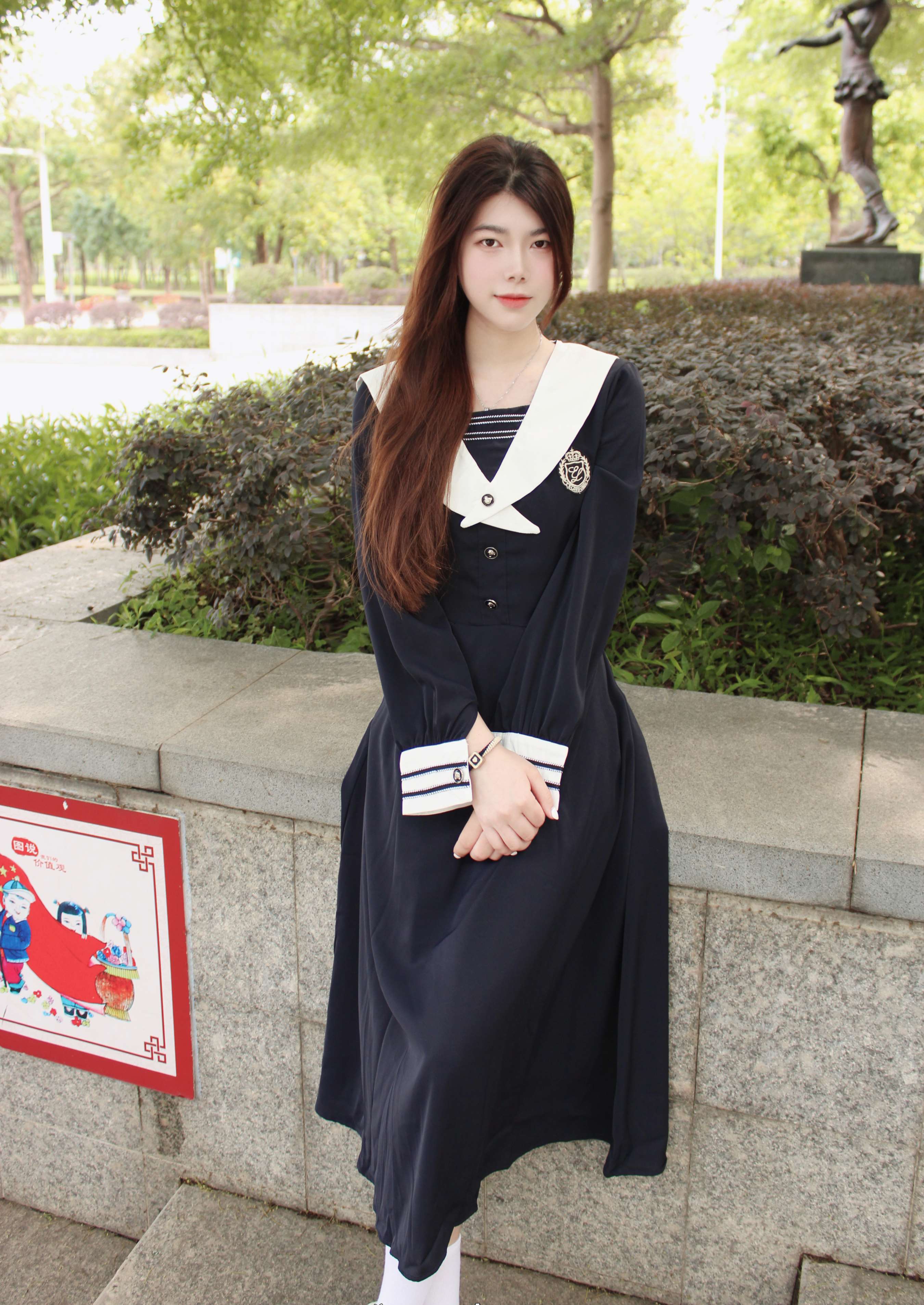 《雪糕-学院风の板鞋白袜、嫩足》作品图