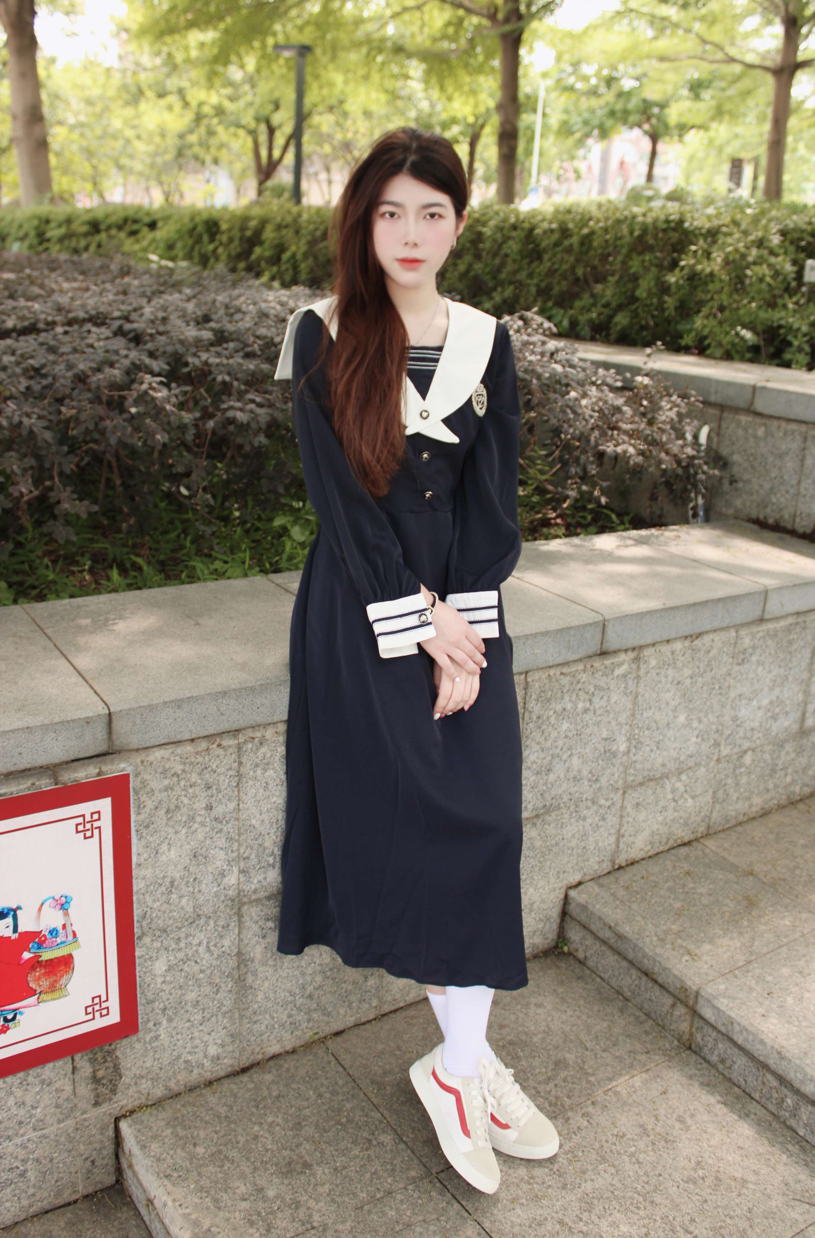 《雪糕-学院风の板鞋白袜、嫩足》作品图