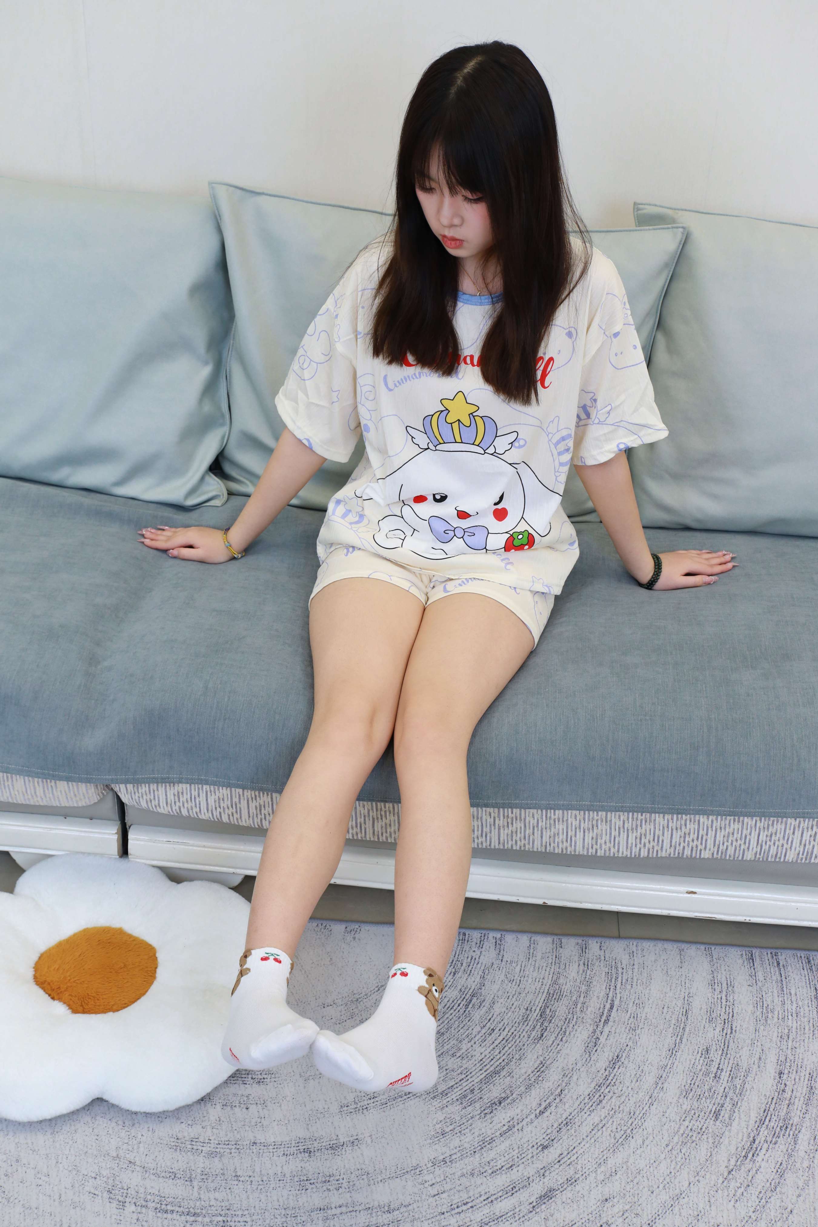 《小代 休闲服の棉袜、嫩足》作品图